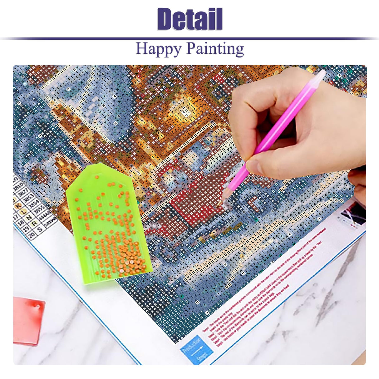 gganmtere 5D Christmas Red Truck Diamond Art Painting Kits for Adults,Landscape Diamond Painting Kits for Beginners,Full Drill Diamond Dot,Gem Art Crafts for Adults Wall Decor 14x14inch gganmtere