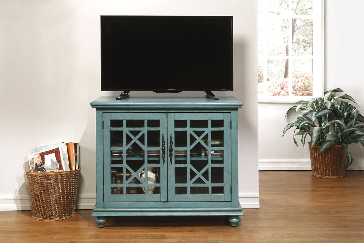Martin Svensson Home Accent Cabinet 38" W x 32" H Teal Martin Svensson Home