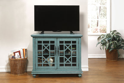 Martin Svensson Home Accent Cabinet 38" W x 32" H Teal