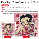 JAKI Diamond Art Painting Kits for Adults,5D DIY Cartoon Diamond Art for Adults,Full Drill Diamond Art Kits for Gift Home Wall Decor(14x14inch) JAKI