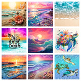 9 Pack Sublimation Prints SHIPS 24 Hours or Less! 20 Oz Skinny Tumbler Beach Designs WoodArtSupply