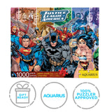 AQUARIUS DC Comics Puzzle Justice League (1000 Piece Jigsaw Puzzle) - Officially Licensed DC Comics Merchandise & Collectibles - Glare Free - Precision Fit - 20 x 27 Inches AQUARIUS