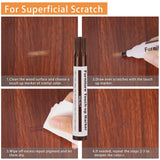 Lifreer Wood Furniture Repair Kit - 40 Pcs Wood Filler, Touch Up Markers with Wax Sticks - for Wood Floors, Stains, Scratches,Tables, Door, Lifreer