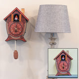 Mark Feldstein & Associates Traditional Chalet Style Singing Cardinal Tabletop Wall Sound Cuckoo Clock 17 x 8 x 5 inches Mark Feldstein & Associates