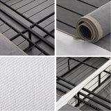 ZINUS No Assembly Metal Box Spring, 7.5 Inch White Mattress Foundation, Sturdy Metal Structure, Split King Zinus