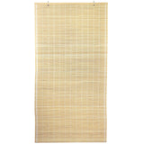 ORIENTAL Furniture Bamboo Cordless Window Shade - Natural 60" W Red Lantern