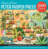 PETER PAUPER PRESS House of Cats 1000 Piece Jigsaw Puzzle PETER PAUPER PRESS