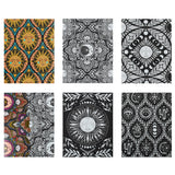 Brea Reese: Scratch Art Paper Pad - Moon & Sun - 6 Designs, Metallic Guided Art, Dual-Tip Stylus & Brush, Easy-to-Frame 9x12 Pages, Adult Craft Kit Brea Reese