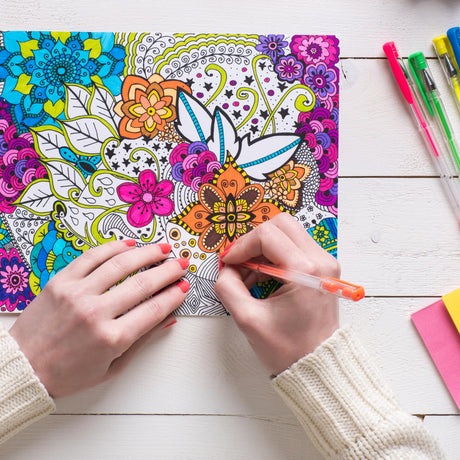 Leisure Arts The Best Of Color Art For Everyone Adult Coloring Book For Women And Men, 8.5" X 10.75" - Over 90 Designs - Stress Relieving Adult Coloring Books LEISURE ARTS