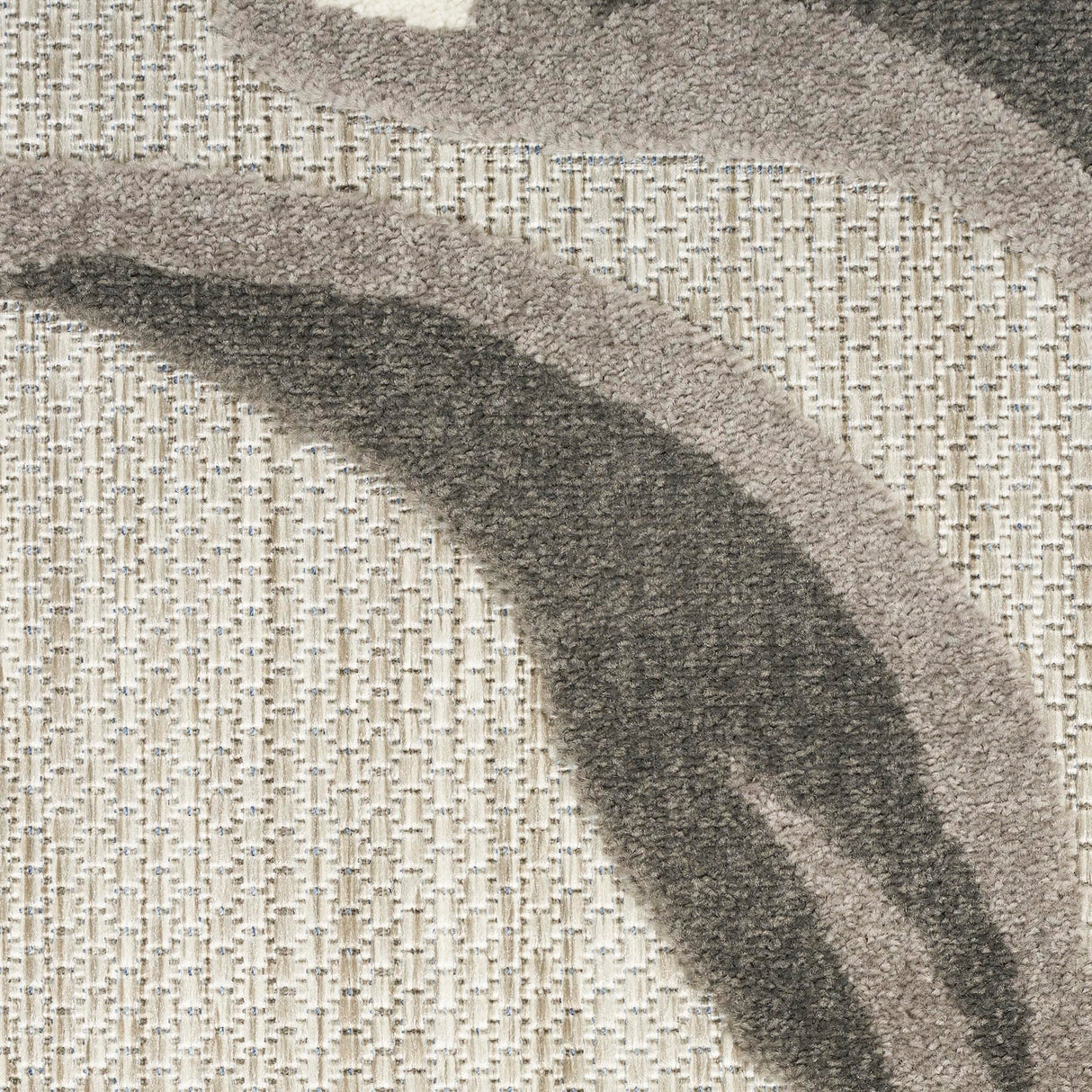 Nourison Home Aloha Indoor-Outdoor Beige 7' x 10' Area Rug, Easy Cleaning, Non Shedding, Bed Room, Living Room, Dining Room, Kitchen (7x10) Nourison