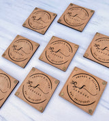Personalized Coaster Wedding Gifts for Couple Unique Birch Wooden Coasters, Anniversary Gifts, Personalized Wedding Gift, Housewarming Gift, Set of 4, 6, 8, 12, 16 vitawed
