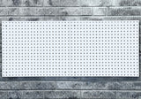 Triton Products Heavy Duty Poly Pegboards - Set of 2 DuraBoard Wall Panels, Each 22" x 18" x 1/4" with 1/4" Holes for Home, Office, Garage, Storage and Organization (White) Triton Products