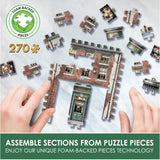 Wrebbit3D Harry Potter 3D Puzzle Model of Borgin and Burkes | Diagon Alley Collection |270 Jigsaw Puzzle Pieces | Build and Journey Through The Wizarding World Wrebbit