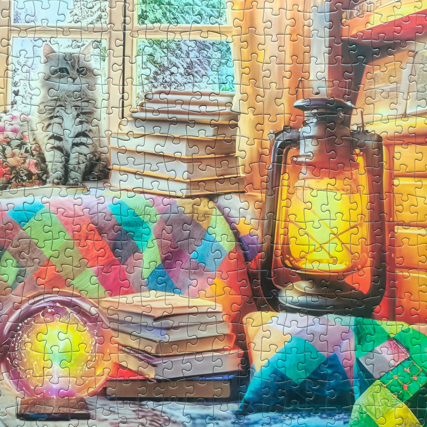 1000 Pieces Jigsaw Puzzles for Adults - Difficult Puzzles for Adults Challenging - Northern Lights and Cozy Cats