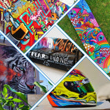 Airbrush Paint Set, 45 Brilliant Colors Air Brush Painting Set with 3 Paint Thinners, Water-Based Acrylic Air Brush Paint for Plastic Models, Metal, Canvas, Wood - 48 Bottles x 0.7 fl oz(20 ml) Muloen