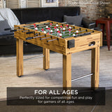 Best Choice Products 48in Competition Sized Foosball Table, Arcade Table Soccer for Home, Game Room, Arcade w/ 2 Balls, 2 Cup Holders - Walnut Best Choice Products