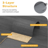 DWVO 10 Drawer Dresser - Fabric Storage Tower, Organizer Unit for Living Room, Hallway, Closets - Sturdy Steel Frame, Wooden Top & Easy Pull Fabric Bins DWVO