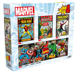 Buffalo Games - Marvel - 4 x 1 Multipack - Comics - Multi Piece Jigsaw Puzzle for Adults -Challenging Puzzle Perfect for Game Nights - Finished Size Varies Buffalo Games