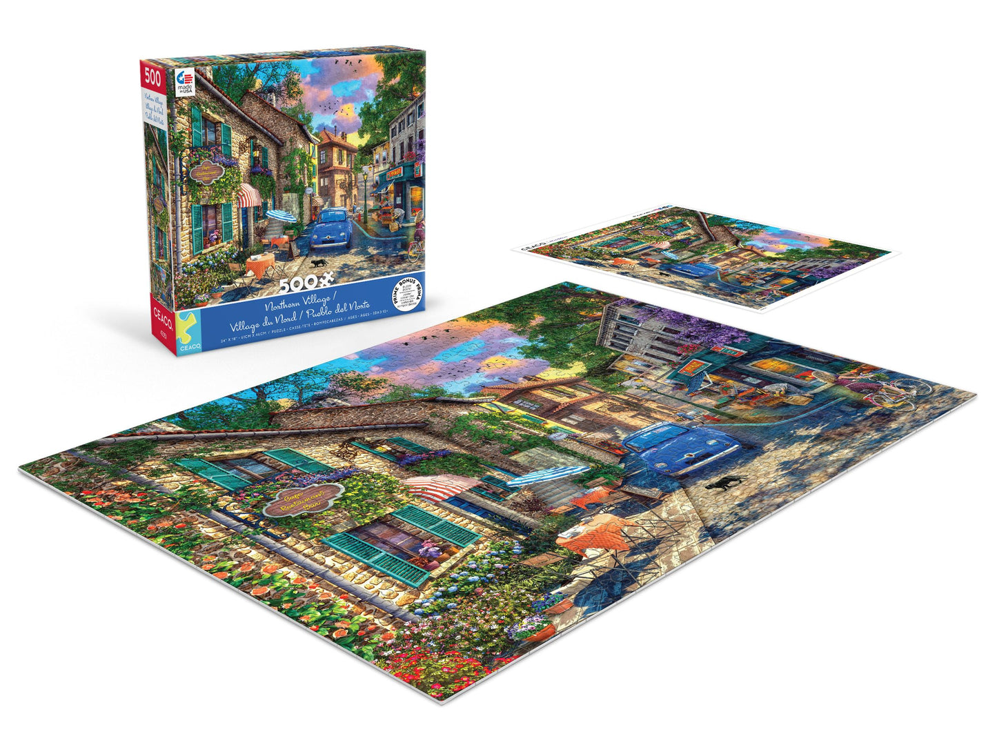 Ceaco - Around The World - Northern Village - 500 Piece Jigsaw Puzzle