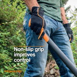 Fiskars 28" Hookaroon Saves Your Back - Lift, Drag, & Load Heavy Rounds of Firewood and Split Wood - Sharp and Lightweight Pick Tool for Logs - Pickaroon Logging Tool - Forestry Tools Fiskars