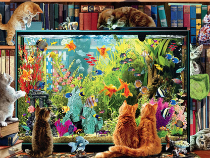 Buffalo Games - Garry Walton - Kitten Distraction - 750 Piece Jigsaw Puzzle for Adults Challenging Puzzle Perfect for Game Nights - Finished Size is 24.00 x 18.00