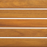 SAFAVIEH Outdoor Collection Dune Natural Brown Slatted Top Solid Wood Coffee Table SAFAVIEH