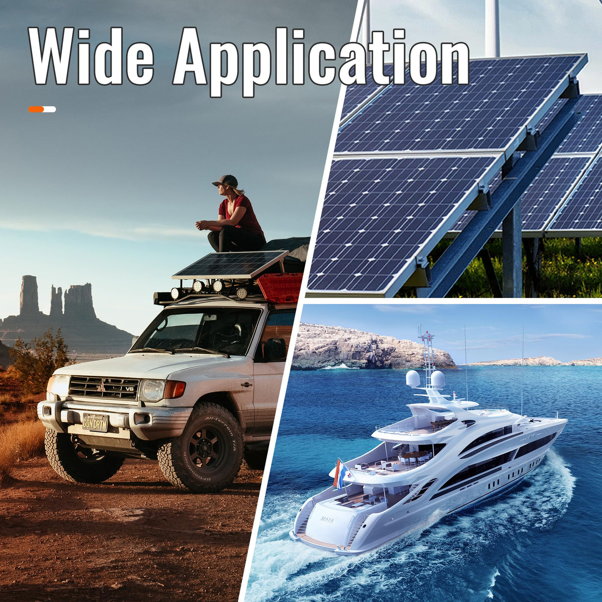 Joinfworld Heavy Duty 500A Bus Bar Waterproof Power Distribution Block with 4*5/16"(M8)+2*3/8"(M10) Studs 48V DC Automotive Marine Battery Terminal Distribution Block with Cover - Negative&Positive Joinfworld