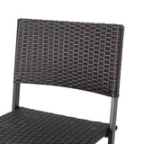 Christopher Knight Home Margarita Outdoor Wicker Barstools, 2-Pcs Set, Multibrown Christopher Knight Home