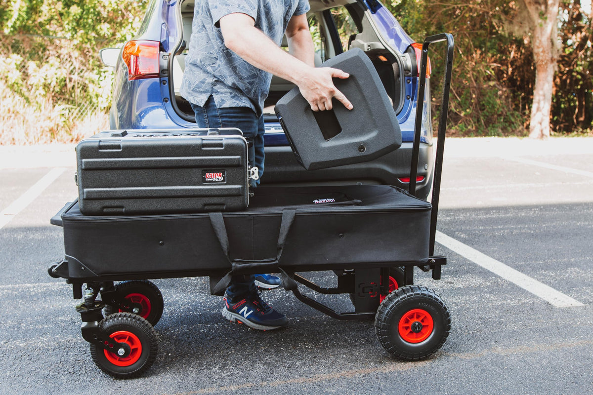 Gator Frameworks All-Terrain Folding Multi-Utility Cart with 30-52” Extension & 500 lbs. Load Capacity (GFW-UTL-CART52AT) Gator Frameworks