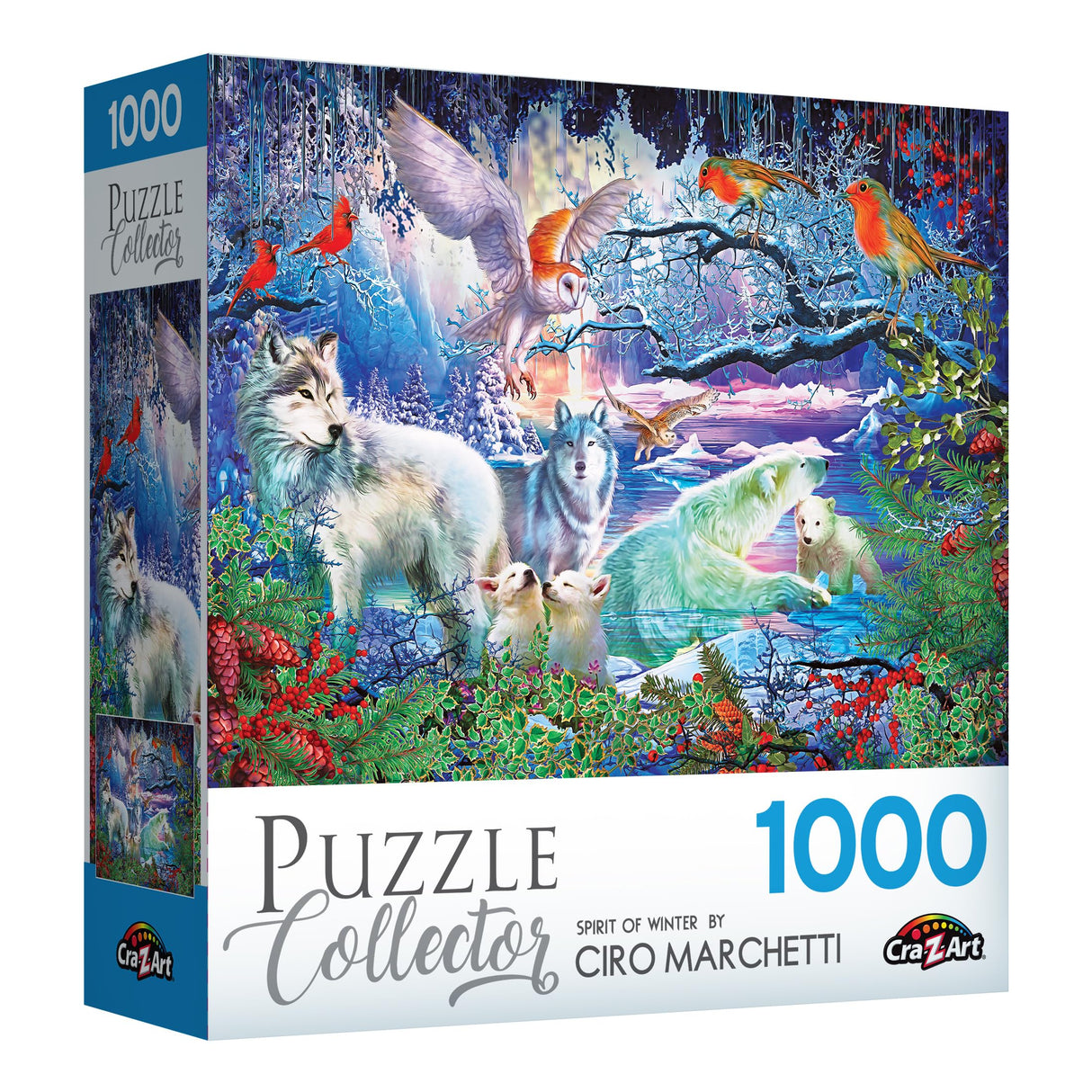 RoseArt - Puzzle Collector - Spirit of Winter - 1000 Piece Jigsaw Puzzle for Adults RoseArt