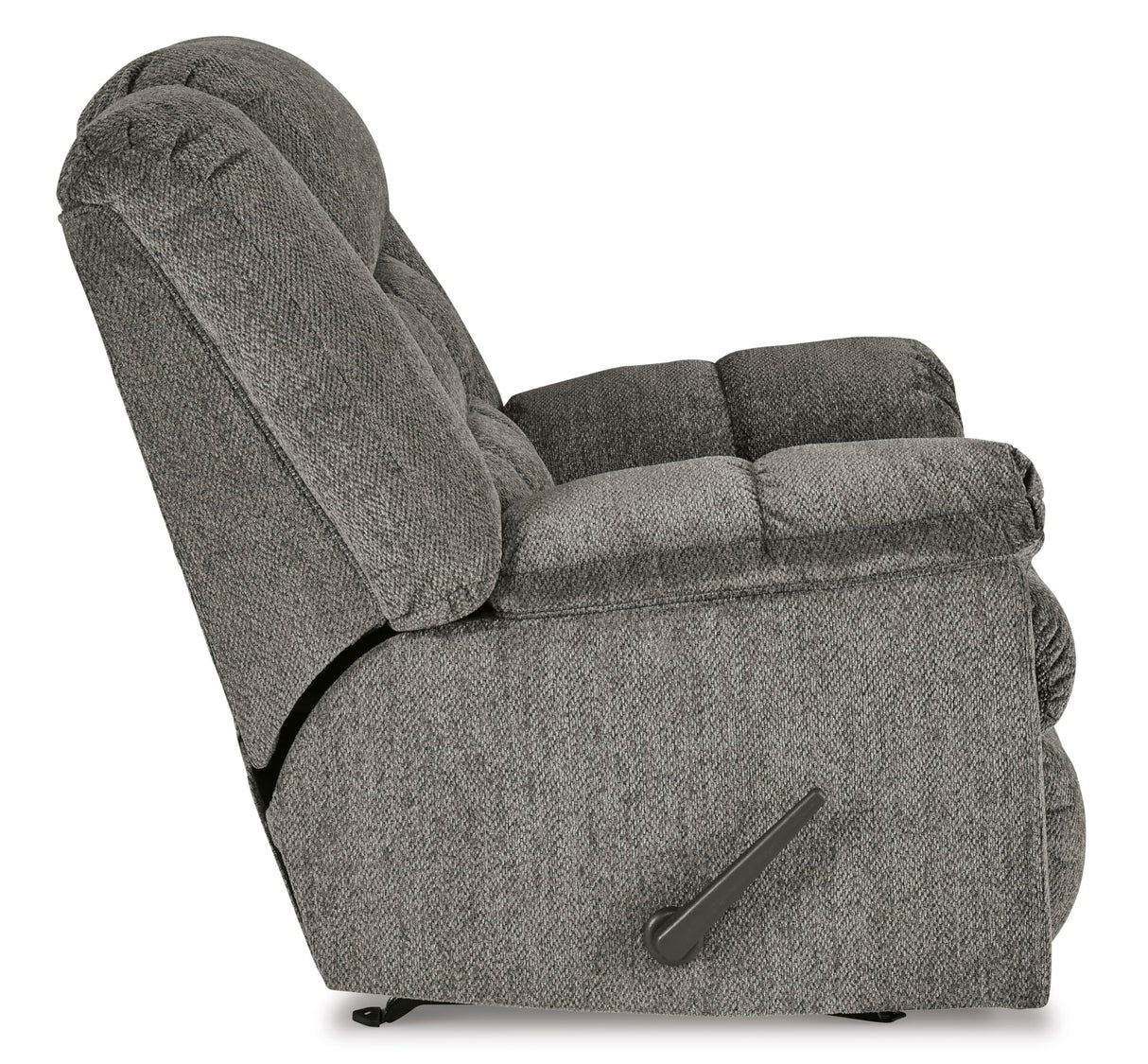 Signature Design by Ashley Kegler Contemporary Tufted Manual Rocker Recliner, Gray Signature Design by Ashley