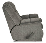 Signature Design by Ashley Kegler Contemporary Tufted Manual Rocker Recliner, Gray Signature Design by Ashley