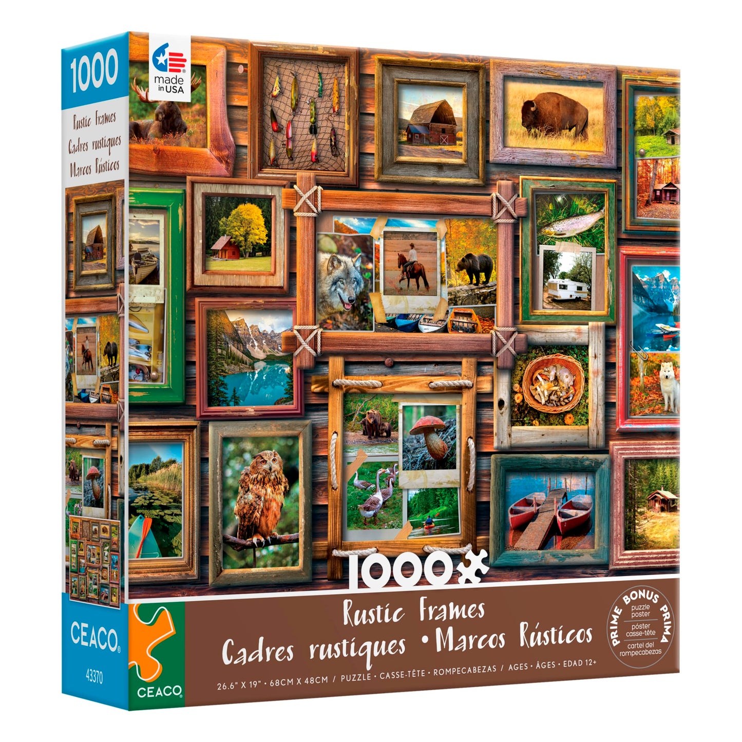 Ceaco - Rustic Frames - 1000 Piece Jigsaw Puzzle