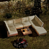 ENSTVER Outdoor Patio Sectional Furniture Set, 8 Piece Wicker Conversation Patio Furniture Wtih Extra Waterproof Cover and Thick Cushions for Garden, Backyard ENSTVER