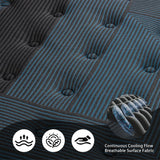 inight King Size Mattress, 12 Inch King Mattress in a Box, Durable Hybrid Mattresses with Gel Memory Foam & Pocket Springs, Medium Firm Feel, Pressure Relief, Cooling, Edge Support, Motion Isolation inight