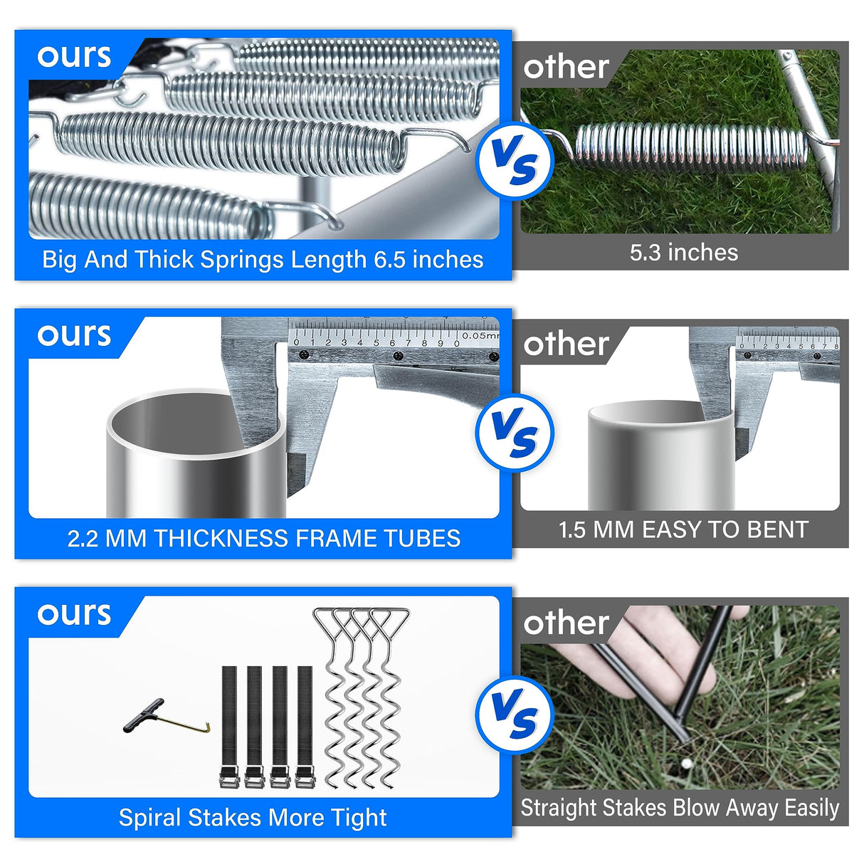 Simple Deluxe Trampoline for Kids with Safety Enclosure Net 12FT Wind Stakes Simple Deluxe 400LBS Weight Capacity Outdoor Backyards Trampolines with Non-Slip Ladder for Children Adults Family, Black Simple Deluxe