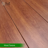 S&Z TOPHAND® 54 in x 80 in PVC Barn Door, Brown Wood Texture, British Brace Barn Door/Modern Style/Sliding Door/Simple Assembly is Required S&Z TOPHAND