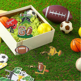 12 Pcs Sport 5D DIY Diamond Art Painting Keychains Kits for Adult Beginners. Double Sided Hanging Football Keychains and Ornaments for Decoration Gifts (key07) Generic