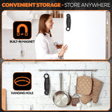 1 Second Instant Read Food Thermometer Rechargeable Meat Thermometer Digital Kitchen Thermometer for Cooking, Grill Thermometer, BBQ Thermometer Waterproof Famoos