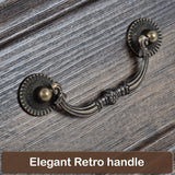 Yechen Farmhouse 6 Drawers Double Dresser, 47'' Wide Dresser Chest of Drawers with 2 Open Shelves, Dresser TV Stand, Rustic Wood Storage Dresser Organizer for Bedroom, Hallway, Entryway, Living Room Yechen