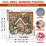 Christmas Snowman House Ball Diamond Art Painting Kits for Adults,Winter Diamond Painting Kits for Adults Beginners,5D DIY Full Drill Diamond Dot Gem Art Kits for Adult,Home Wall Decor 13.8x13.8 Inch AWLNKMC