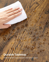 FEANDREA Cat Litter Box Furniture, Hidden Litter Box Enclosure Cabinet with Single Door, Indoor Cat House, End Table, Nightstand, Rustic Brown UPCL004X01 Feandrea