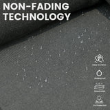 CAODOC Patio Furniture Sets 7 Pieces Outdoor Sectional Rattan Sofa Manual Weaving Wicker Patio Conversation Set with Ottomans and T Cushion(Black) CAODOC