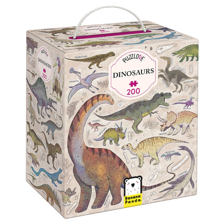 Puzzlove Dinosaurs (200 Pcs) 7+ Floor Puzzle Banana Panda