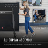 STIGA Carbon18 Table Tennis Table with Integrated Ball Storage Stiga