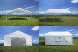 GOJOOASIS 20x20 Canopy Tent for Parties Heavy Duty Carport Large Wedding Event Tent Portable Garage GOJOOASIS
