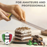 Stainless Steel Cheese and Citrus Zester Grater w/Extra Sharp Blade - Perfect for Lemons, Parmesan, Garlic, Chocolate - Spice Up any Kitchen Dish in Seconds with Your Premium Hand Held Shredder GEROSSI