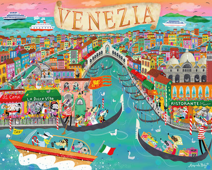 Ceaco - Venice Dogs - 1000 Larger Sized Piece Jigsaw Puzzle