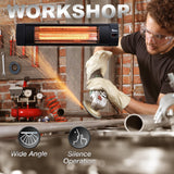 Dr Infrared Heater DR-238 Carbon Infrared Outdoor Heater for Restaurant, Patio, Backyard, Garage, and Decks, Standard, Black DR. INFRARED HEATER