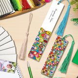Koala Paper Sublimation Blank Bookmarks 30 Packs, MDF Bookmarks with Holes and Colorful Tassels, Double-Sided Printed Heat Transfer Bookmarks for DIY Craft Projects KOALA PAPER